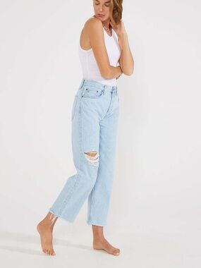 Tyler Straight Crop Blue Mist jeans
